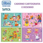 Caderno de Cartografia e Desenho Tilibra Espiral Feminino Capa Dura - 48 ou 96 Folhas