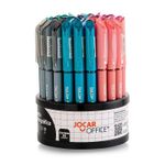 Pote 50 Canetas Flat Top Jocar Office Ponta Agulha Ultra Fina 0.7mm - Kit