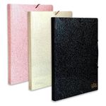 Pasta Dello Ofício com Aba e Lombo 2cm Secrets Glitter Perfumada A4 - Kit ou Unidade