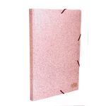 Pasta Dello Ofício com Aba e Lombo 2cm Secrets Glitter Perfumada A4 - Kit ou Unidade