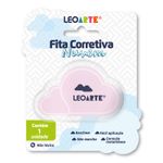 Fita Corretiva Nuvem LeoArte Fofa 8 Metros x 5mm - Tom Pastel