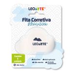 Fita Corretiva Nuvem LeoArte Fofa 8 Metros x 5mm - Tom Pastel