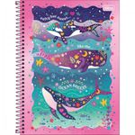 Caderno Tilibra Connect Bubble Fofo Espiral Universitário 10 Matérias 160 Folhas