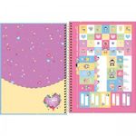 Caderno Universitário Tilibra Mellow Espiral 10 Matérias 160 Páginas Fofa