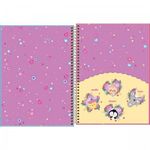 Caderno Universitário Tilibra Mellow Espiral 10 Matérias 160 Páginas Fofa