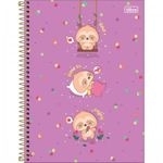 Caderno Universitário Tilibra Mellow Espiral 10 Matérias 160 Páginas Fofa
