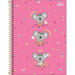 Caderno Universitário Tilibra Mellow Espiral 10 Matérias 160 Páginas Fofa