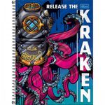 Caderno Universitário Masculino Tilibra 4FUN Connect Espiral 10 Matérias 160 Folhas