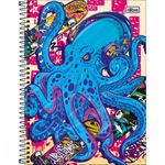 Caderno Universitário Masculino Tilibra 4FUN Connect Espiral 10 Matérias 160 Folhas