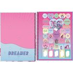 Caderno Universitário Tilibra Princesas Mangá Disney Espiral Fofo 10 Matérias 160 Folhas