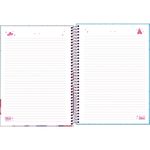 Caderno Universitário Tilibra Princesas Mangá Disney Espiral Fofo 10 Matérias 160 Folhas