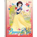 Caderno Universitário Tilibra Princesas Disney 10 Matérias 160 Folhas Fofo Espiral