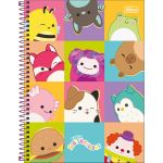 Caderno Universitário Tilibra Squishmallow Espiral Fofo 10 Matérias 160 Folhas