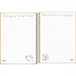 Caderno Universitário Tilibra Capyclub 10 Matérias 160 Folhas - Espiral Capa Dura Capivara Fofa