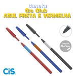 Caneta Cis Club Ponta Agulha 0.7mm - Kit ou Unidade