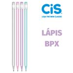 Kit Lápis Cis BPX HB N°2 com Borracha no Topo Tom Pastel