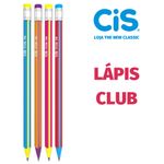 Kit Lápis Cis CLUB HB N°2 com Borracha no Topo