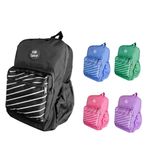 Mochila Cis SPIRO Escolar - Preta, Rosa, Lilás, Azul ou Verde