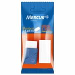 Kit Borracha Mercur TR18 Capa Protetora Plástica + Refil