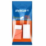 Kit Borracha Mercur TR18 Capa Protetora Plástica + Refil