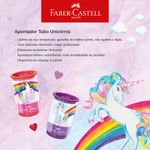 Apontador Faber Castell Unicórnio ou Dinossauro com Depósito Estampada Fofo