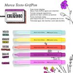 Kit Marca Texto Faber Castell com Cheirinho GRIFPEN - Aromaterapia