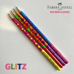 Kit Lápis HB N°2 Faber Castell Fantasia Glitz