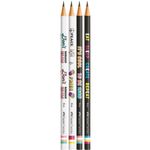 Kit Lápis HB N°2 Faber Castell Pôster Frases Motivacionais