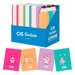 Kit 6 Mini Borracha Cis Livros + Lápis Fantasia Fofa