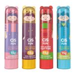 Cola Bastão Cis Fun Glitter com Cheirinho Fofa 15g