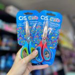 Tesoura Cis Club Cabo Anatômico Colorida Ponta Arredondada 14cm