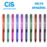 Caneta Cis Gelyx Apagável - Retrátil Ponta Fina 0.7mm - Kit ou Unidade