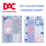 Kit 6 Bloco DAC Destacável para Caderno Smart Stitch - 20 Folhas Cada