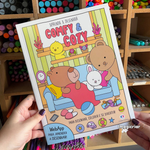 Aprenda a Desenhar com Livro de Colorir Comfy and Cozy