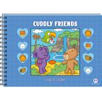 Livrão de Colorir Capa Dura Encadernado - Livro Gigante - Cozy Buddies - Cuddly Friends