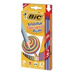 Lápis de Cor Bic Pijama 12 Cores + 2 Grátis