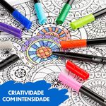 Kit Caneta Bic Intensity 3 Cores Ponta Fina 0.4mm