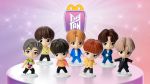 Kit Bonecos BTS Mc Lanche Feliz TinyTan - Coleção Retrô, Encore ou Bias