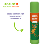 Cola Bastão Leo&Leo Secou, Sumiu 5g - Roxa fica Transparente