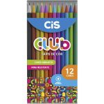 Lápis de Cor Cis Club - 24 ou 12 Cores - Escrita Macia