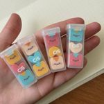 Kit 3 Borrachas Cubinhos Cis Fofo Miniaturas Fantasia Tom Pastel