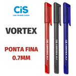 Caneta Cis Vortex Ponta Fina 0.7mm - Kit ou Unidade