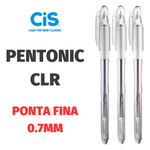 Caneta Cis Pentonic CLR Ponta Fina 0.7mm - Kit ou Unidade