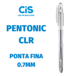 Caneta Cis Pentonic CLR Ponta Fina 0.7mm - Kit ou Unidade