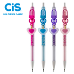 Lapiseira Cis Fantasia Pingente Coração 0.7mm - Unidade ou Kit com Grafite