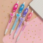 Lapiseira Cis Fantasia Pingente Coração 0.7mm - Unidade ou Kit com Grafite