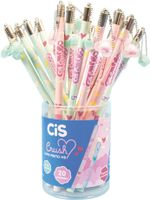 Lápis Cis Crush com Pingente Fofo de Coração Pastel