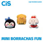 Kit Mini Borrachas Cis Fun Cute Fofa - Bichinhos Comidinhas