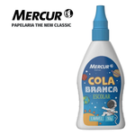Cola Branca Mercur 90g - Rosa ou Azul (Cores Mágicas ou Sistema Solar)