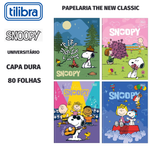 Caderno Tilibra Brochura Universitário Snoopy Capa Dura - 80 Folhas